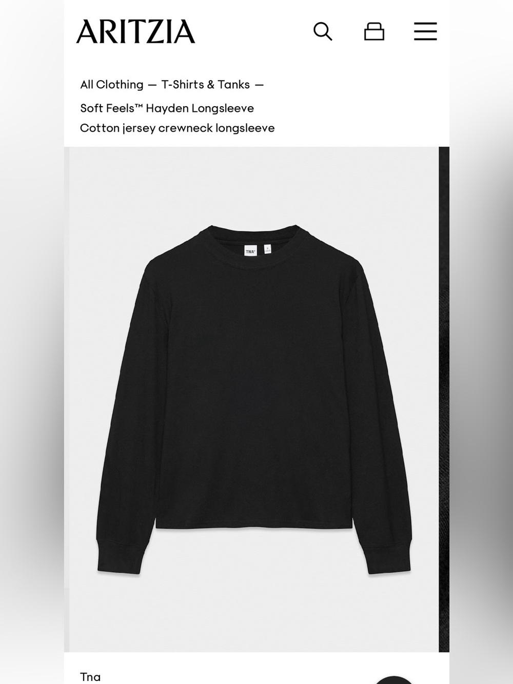 Aritzia TNA top